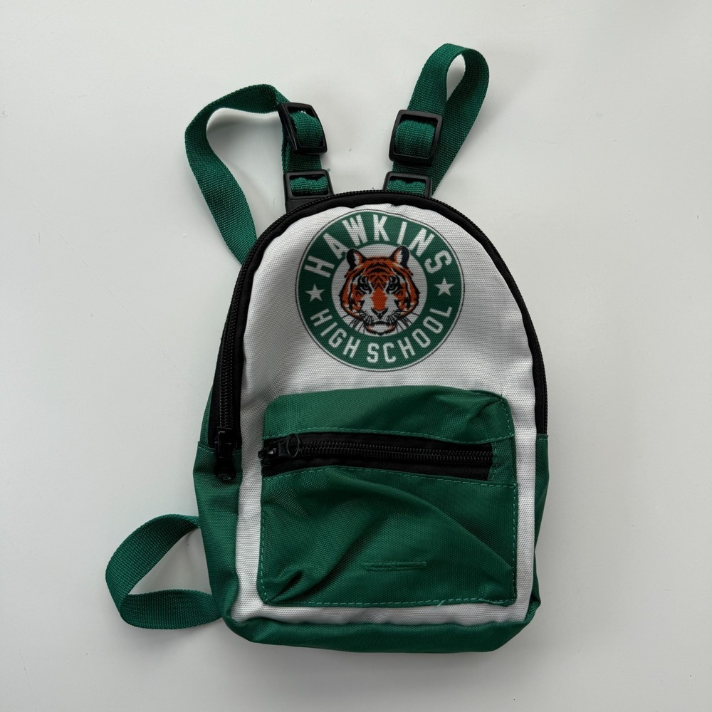 Stranger Things‎ Hawkins High School Dog Backpack Harness Size Medium Poop Bag